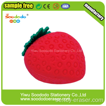 Strawberry Formad Eraser Promotion, mini söta suddgummi